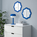 PRUNKHALLON Mirror, blue, 40 cm