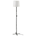 BARLAST Floor lamp, black, white, 150 cm