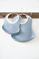 BABYBJÖRN Soft Bibs, Small & Big, Powder Blue