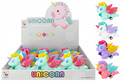 Pull Toy Unicorn 12cm, 1pc, assorted colours, 3+