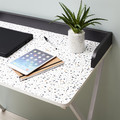 Desk Brice, terrazzo, blue