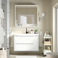 HAVBÄCK / ORRSJÖN Wash-stnd w drawers/wash-basin/tap, white, 102x49x69 cm