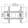 LCD TV Wall Mount 32-80" 80kg AR-08 Vertical Adjustment