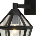 GoodHome Garden Outdoor Wall Lamp Radley E27 IP44, black