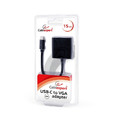 Gembird USB-C to VGA Adapter, black