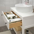 HEMNES / TÖRNVIKEN Open wsh-stnd w drw/wash-basin/tap, white, 82x48x90 cm