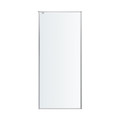 GoodHome Shower Panel Wall Ezili 90 cm, chrome/transparent