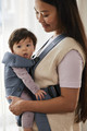 BABYBJÖRN Baby Carrier MINI Woven, Vintage Indigo