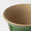 KAMOMILL Plant pot, green, 15 cm