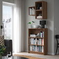 BILLY / EKET Bookcase combination, brown walnut effect