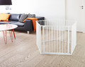 Baby Dan Safety Gate Flex XXL Wall-mounted Hearth Gate 90-350 cm, white