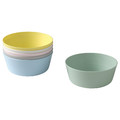 KALAS Bowl, mixed colours, 6 pack