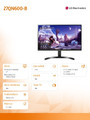 LG 27" Monitor QHD IPS HDR10 AMD FreeSync 27QN600-B