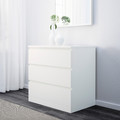 MALM Bedroom furniture, set of 2, white
