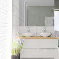 Glazed Tile Marika 29 x 89 cm, white structure, 1.29 m2