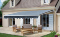 Retractable Manual Awning 3x2.5m, grey-white