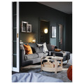 PÄRUP 3-seat sofa with chaise longue, Gunnared dark grey