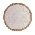 Place Mat Seagrass 38cm, white
