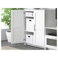 BRIMNES / BERGSHULT TV storage combination, white, 258x41x190 cm