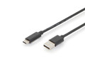 DIGITUS USB Type-C™ Connection Cable, Type-C™ to A