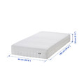 ÅNNELAND Foam mattress, firm/white, 90x200 cm