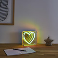 LED Lamp Heart, neon effect