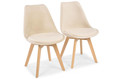 Upholstered Dining Chair Bolonia Lux, beige