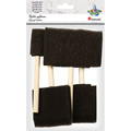 Sponge Brushes Flat 4pcs