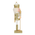 Nutcracker Christmas Decoration William 3 25cm, white