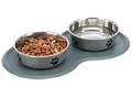 Trixie Dog Bowls Mat 45cm, dark grey