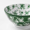 ENTUSIASM Bowl, patterned/green, 12 cm