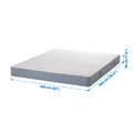 VESTMARKA Spring mattress, firm/light blue, 160x200 cm