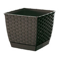 Plant Pot Ratolla Square 25 cm, umber