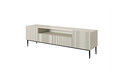 TV Cabinet Nicole 200cm, cashmere/black legs