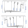 FRÖSLUNDA Integrated dishwasher, IKEA 500, 45 cm