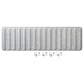 EILIF Screen for desk, grey, 160x48 cm