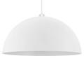 GoodHome Pendant Lamp Songor E27 58cm, white