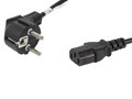 Lanberg Power Cable CEE 7/7 - IEC 320 C13 1.8m, black