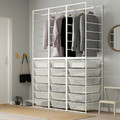 JONAXEL Frame/mesh baskets/clothes rails, 148x51x207 cm