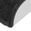 GoodHome Bath Mat Sedna Round 70 cm, anthracite