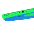 Starpak Plastic Ruler 15cm, dark blue/green