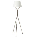 BLÄNKFYR Floor lamp, nickel-plated