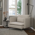 SÖDERHAMN Armchair, Fridtuna light beige