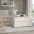 KIVIK Footstool with storage, Tresund light beige