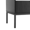 Nightstand Bedside Table Lamello, black