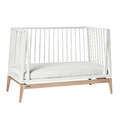 LEANDER Baby Cot LUNA™ 0-3y, White/Oak