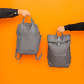 STARTTID Backpack, grey, 27x9x38 cm/12 l