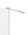 GoodHome Walk-in Shower Panel Beloya 100 cm, chrome/transparent