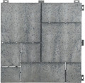 Decking Tile Mosaic 30 x 30 cm, grey, 4pcs