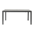 GoodHome Garden Extendable Table Baradal, aluminium/glass